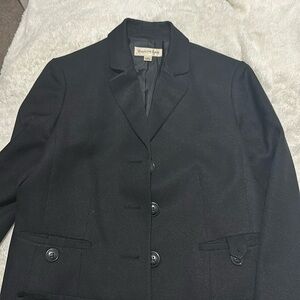 Black Evan Picone skirt suit - size 10